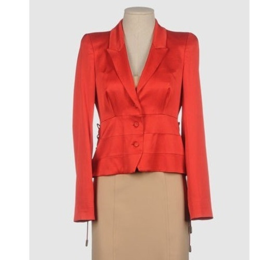 NWT with small defect Byblos red jacketIT 44 US 6